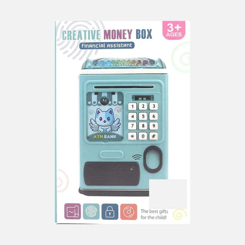 Interactive Password & Fingerprint-Secured Money Box - 1 Pc
