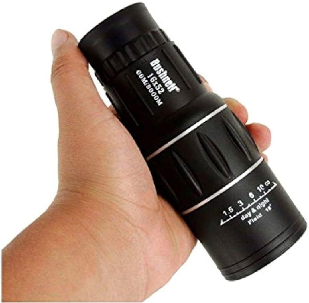 1 Pc Black Plastic Monocular - Compact and Lightweight Viewing Solution