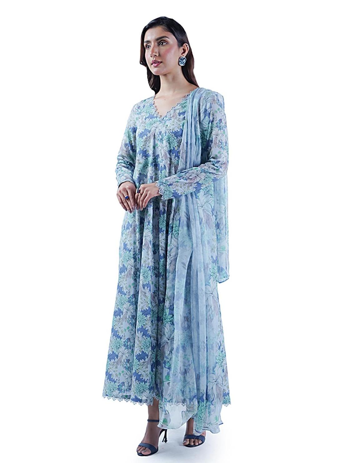 3 Pcs Women's Unstitched Linen Digital Print Suit