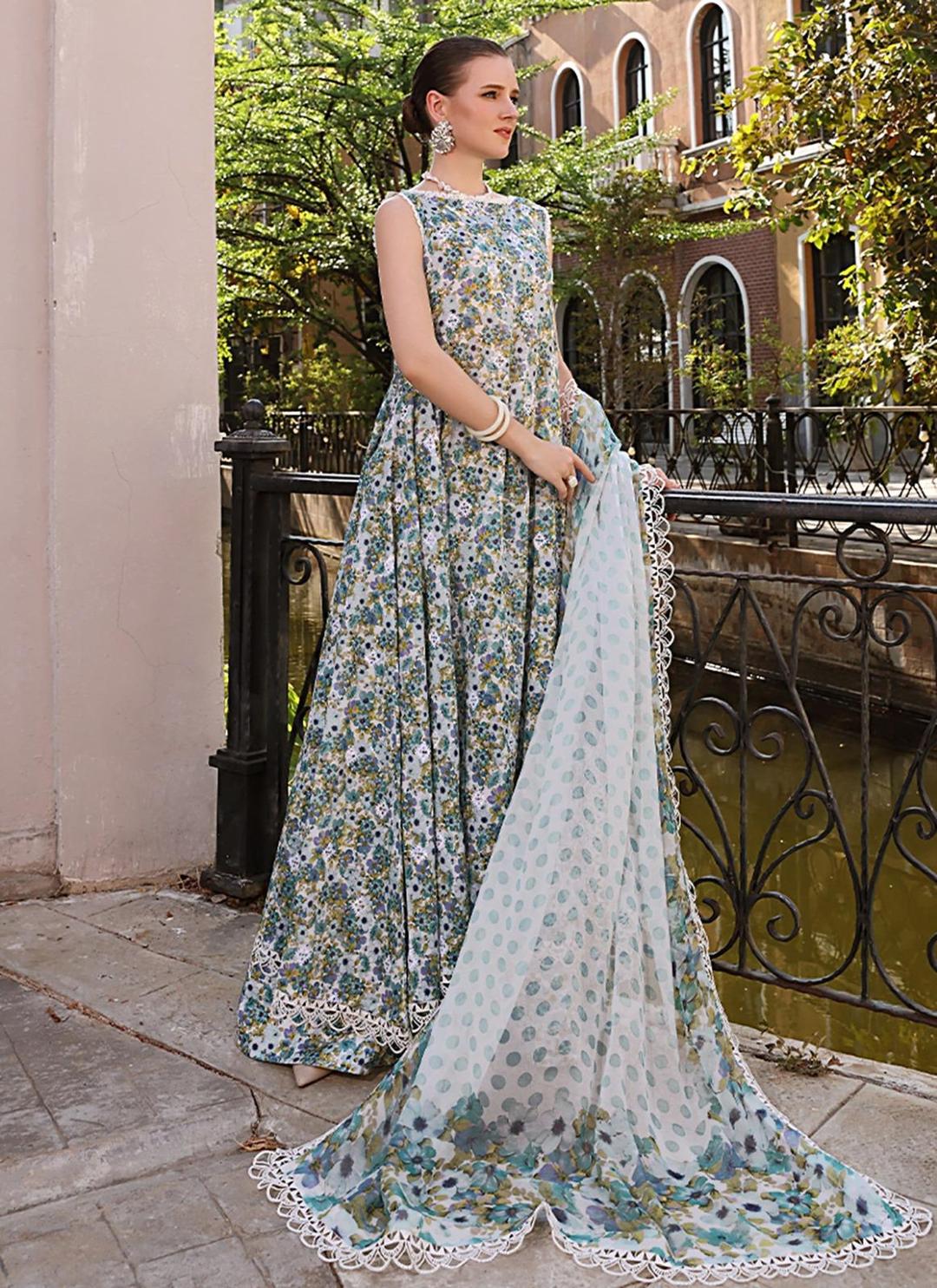 3 Pcs Women's Unstitched Linen Digital Print Suit