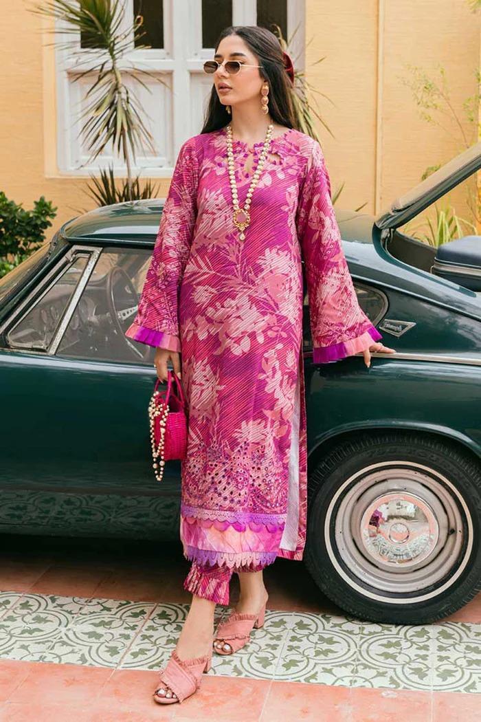 3 Pcs Women's Unstitched Khaddar Printed Suit