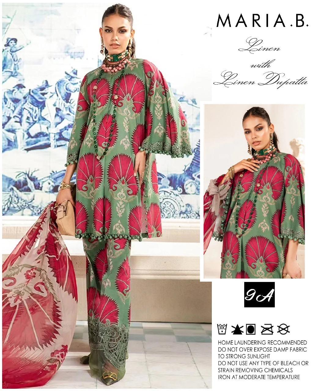 3 Pcs Women's Unstitched Linen Digital Print Suit