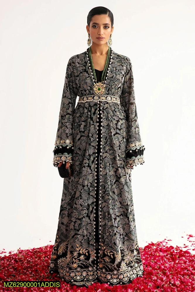 2 Pcs Women's Unstitched Linen Printed Suit