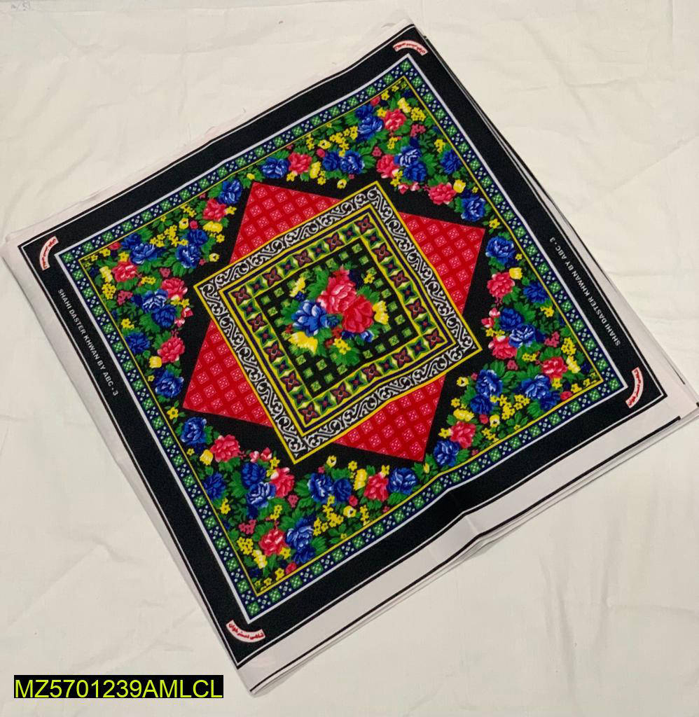 12 Pcs Crystal Cotton Dastar Khwan