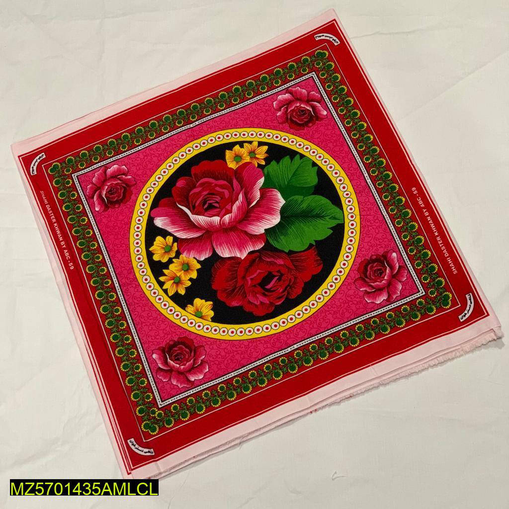 12 Pcs Crystal Cotton Dastar Khwan