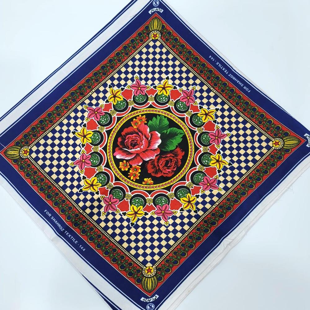 12 Pcs Cotton Printed Dastarkhwan