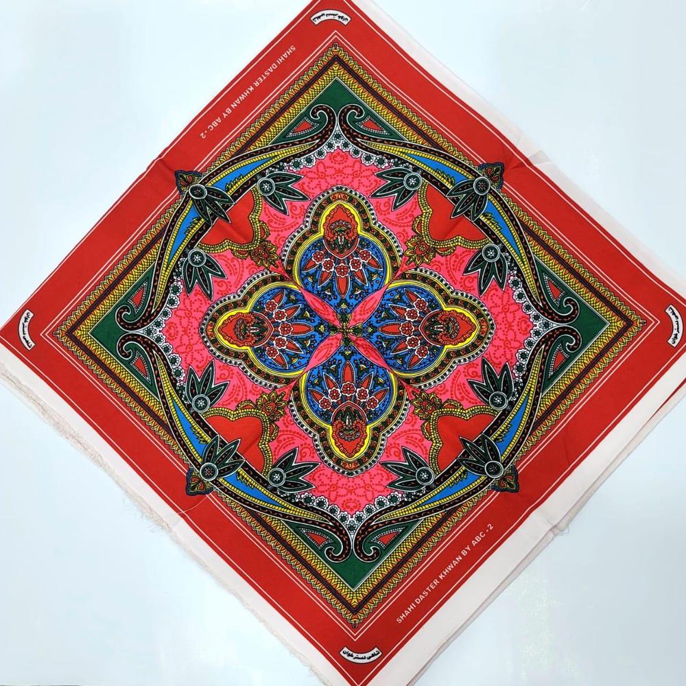 12 Pcs Cotton Printed Dastarkhwan