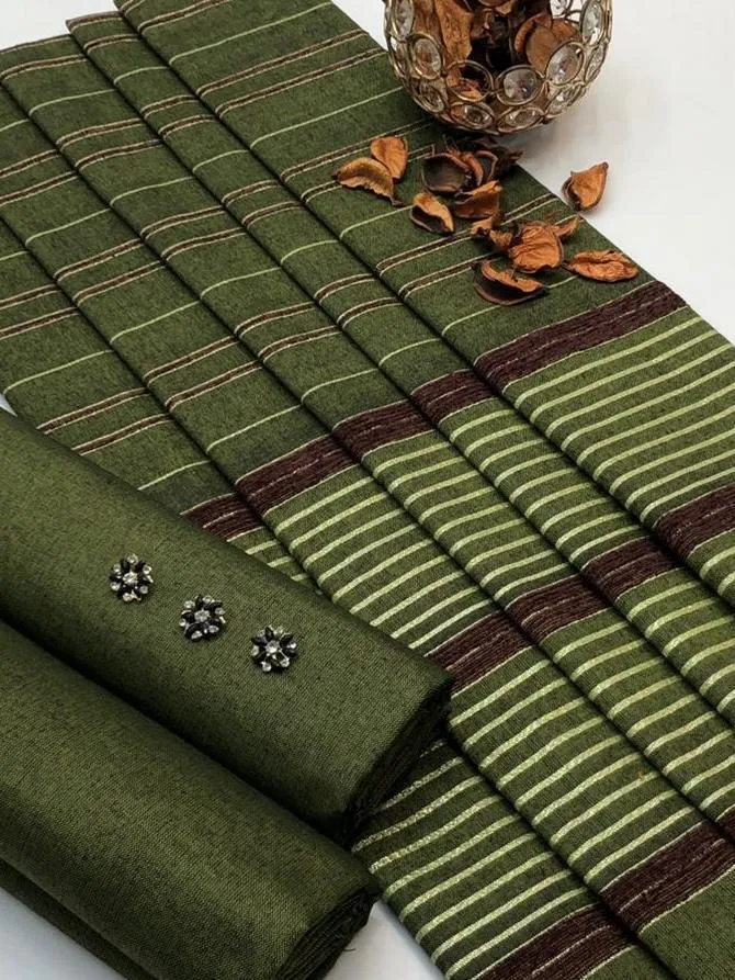 3 Pcs Women's Unstitched Embroidered Suit