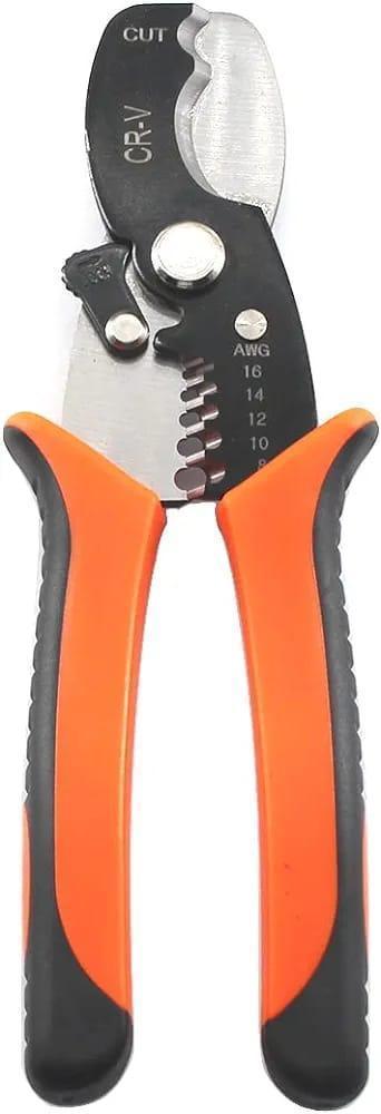 1 Pc Multifunction Stainless Steel Wire Cutter Cable Stripper Pliers - Portable and Easy to Use