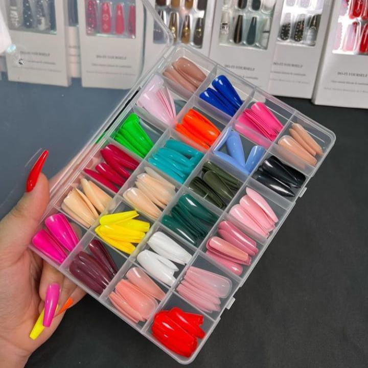 576 Pcs Stick On Artificial Nails