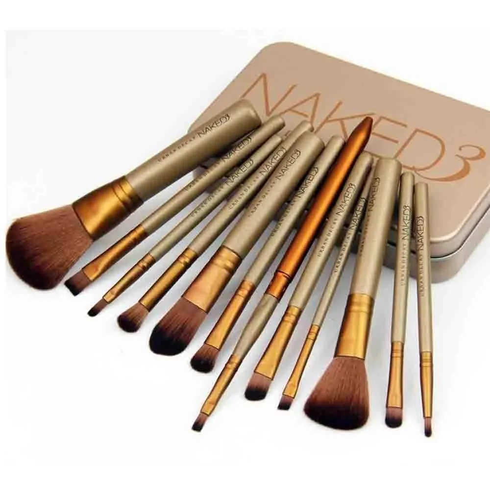 12 Pc's Makeup Brushes Set