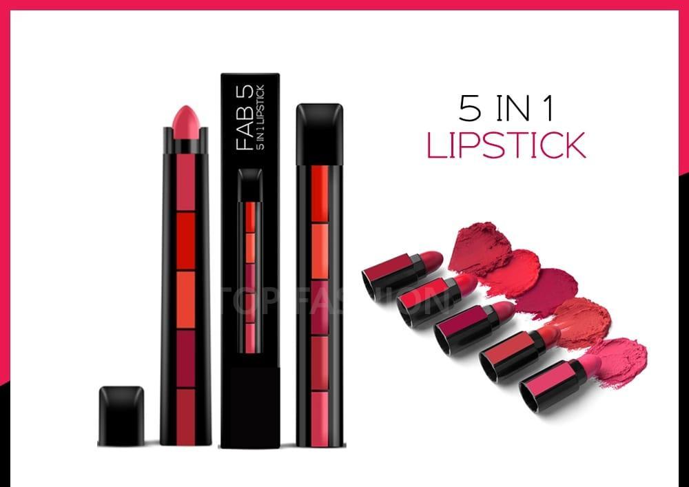 5 In 1 Velvet Cream Matte Lipstick Pen