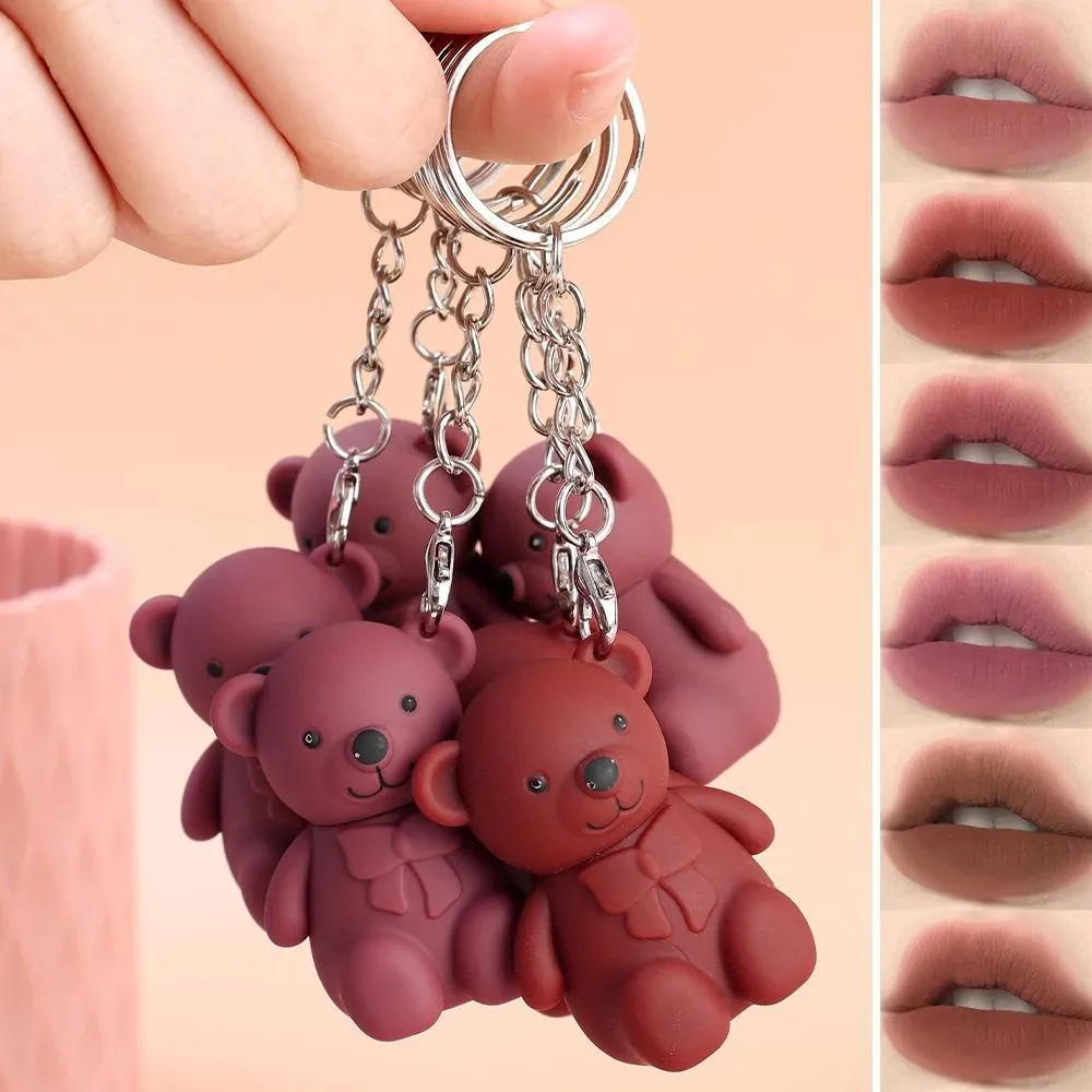 Bear Key Chain Lip Gloss - Pack of 6