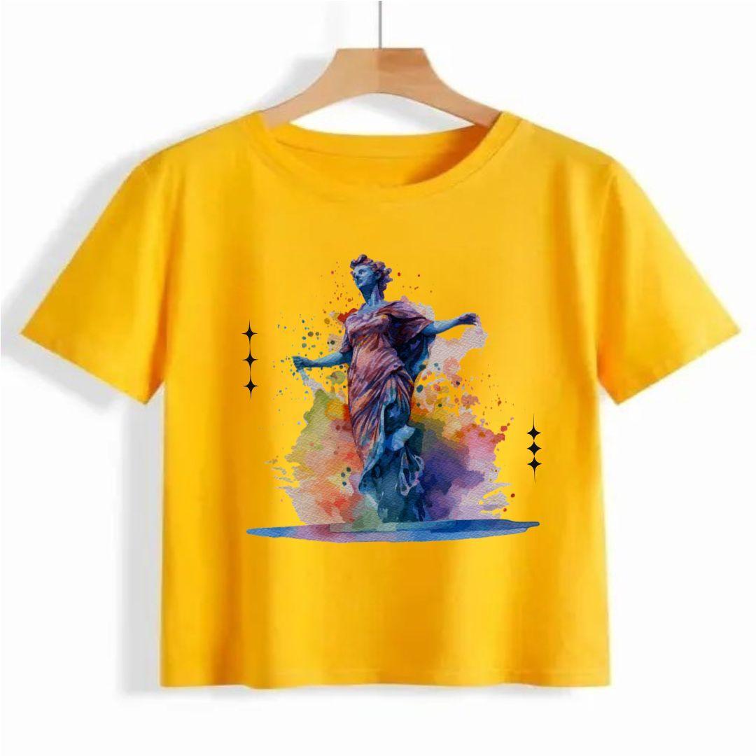 Printed T-Shirt For Boys And Girls - 1 Pc Round Neck