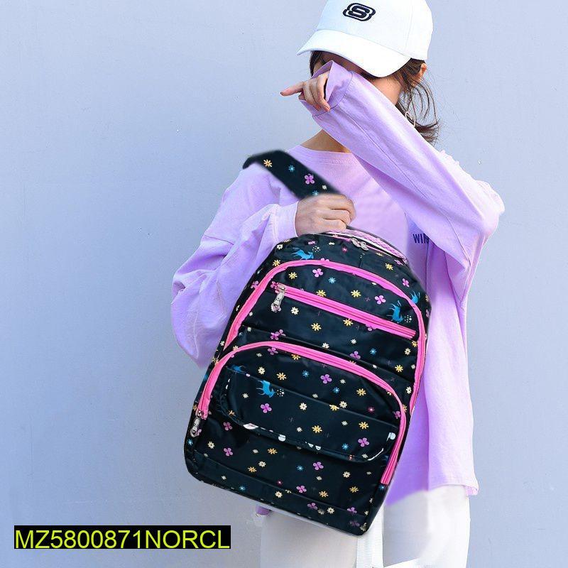 Girl's Nylon Casual Backpack
