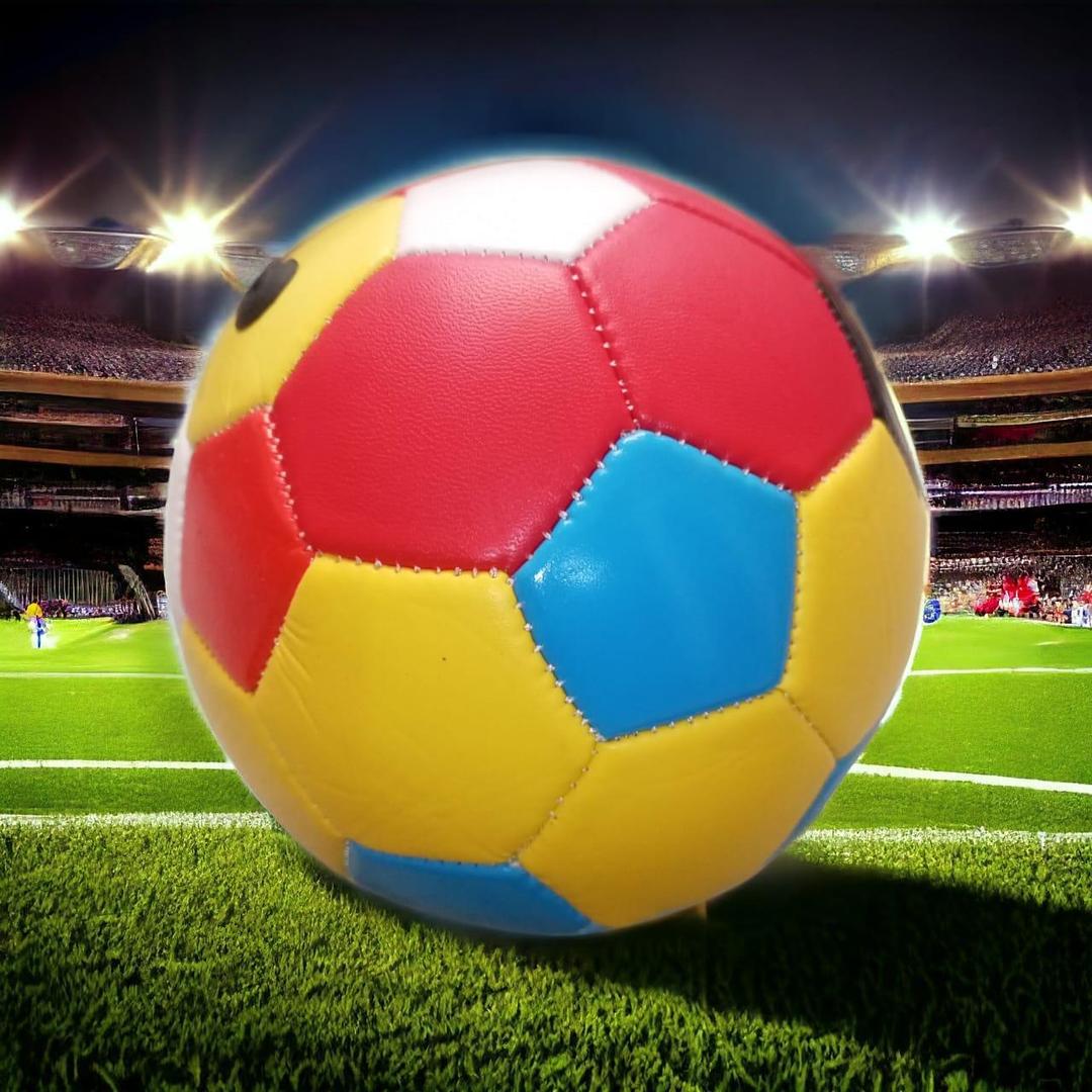 Lightweight Multicolor Football - Perfect for Fun and Play!