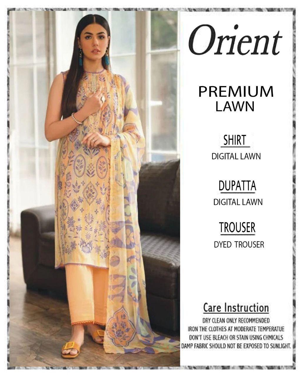 3 Pcs Women's Unstitched Printed Suit