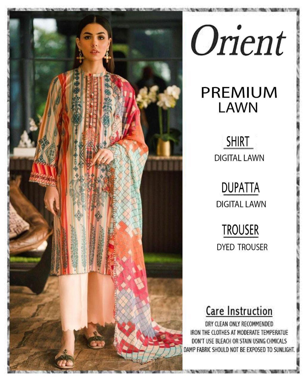 3 Pcs Women's Unstitched Printed Suit