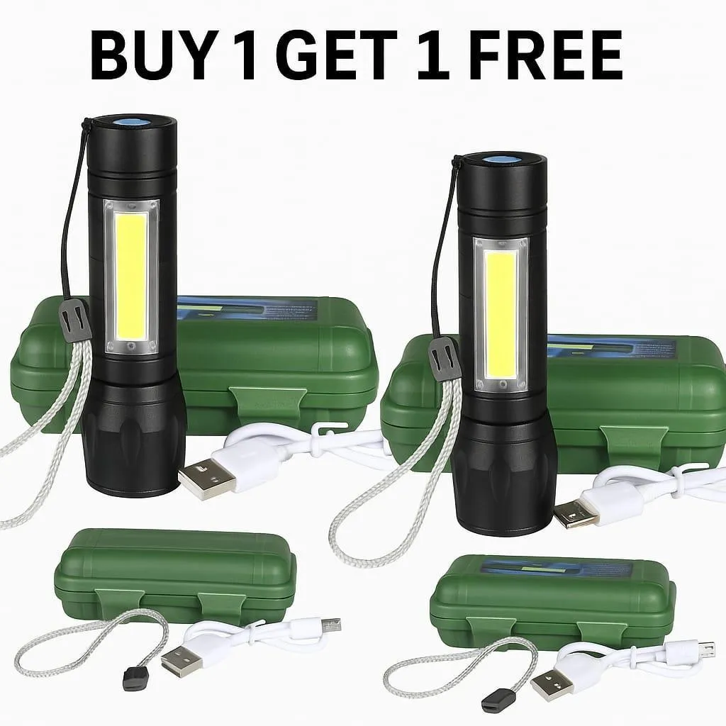  LED Torch Light - Essential Camping Gear | Buy 1 Get 1 Free