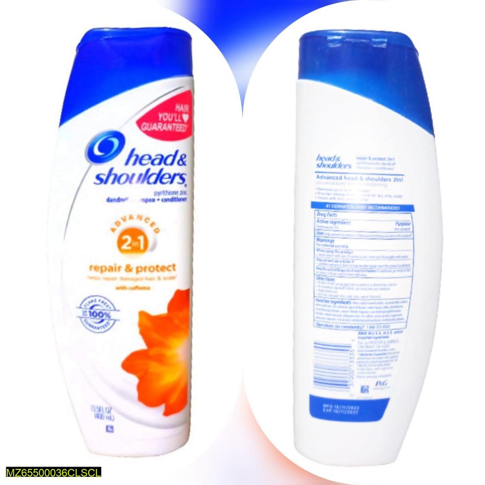 2 In 1 Anti-Dandruff Hair Shampoo And Conditioner, 400 Ml