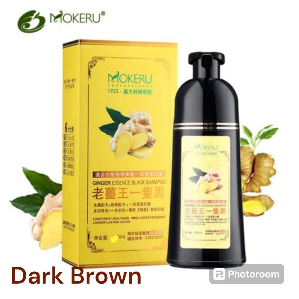 3 In 1 Ginger Extract Hair Dye Shampoo -200 ml