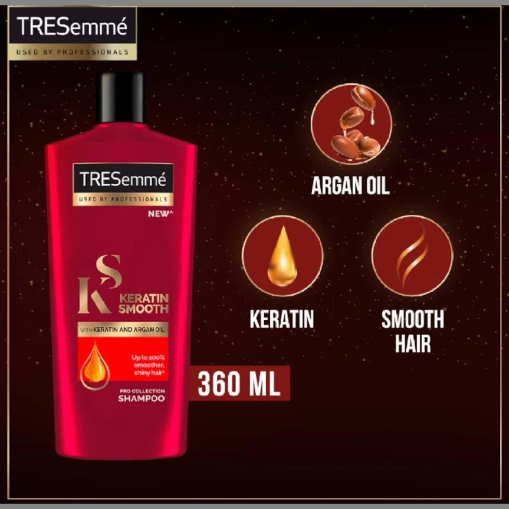 Keratin Smooth And Argan Oil Shampoo 360ml