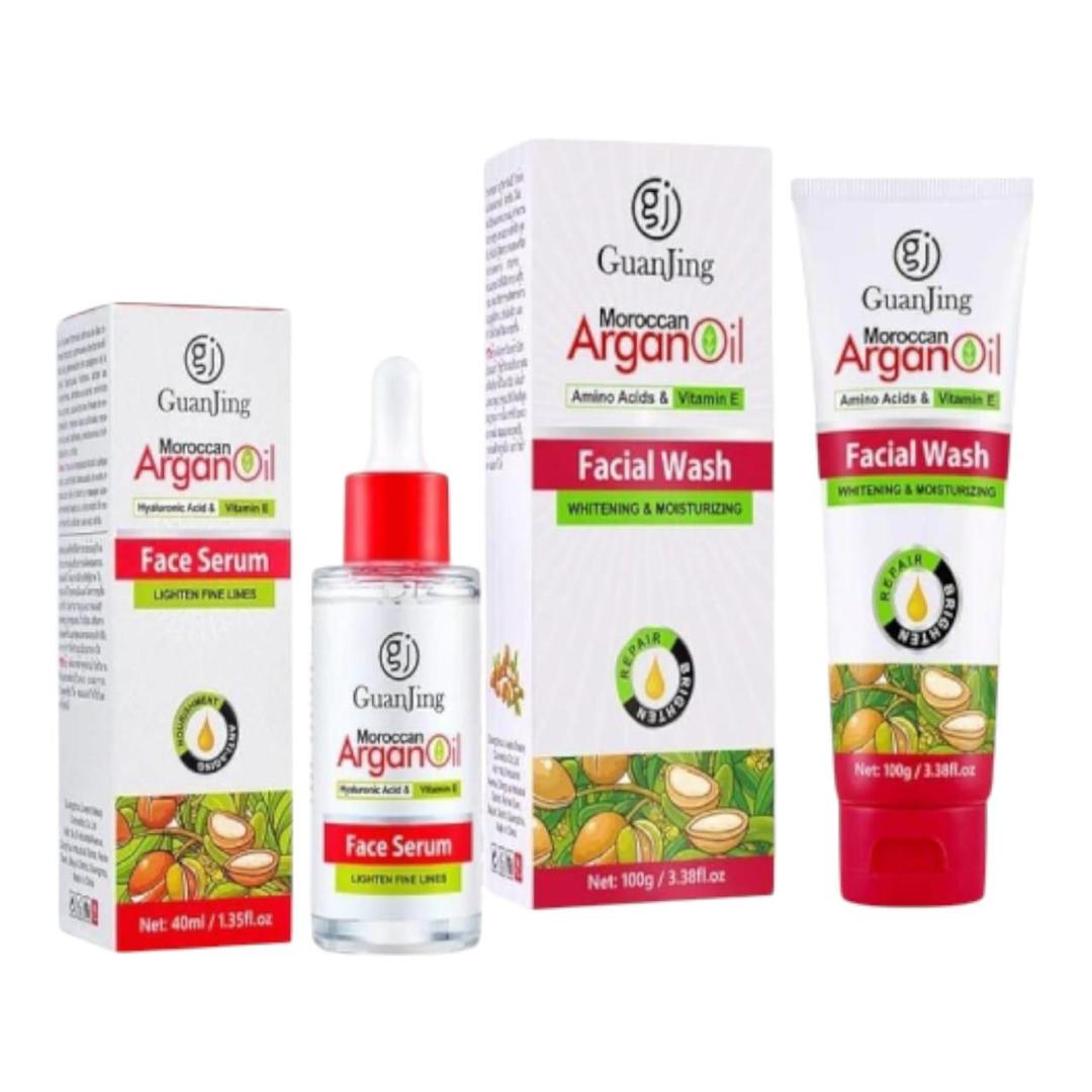 2 in 1 Skincare Bundle: Facial Wash & Face Serum - 100ml Pack