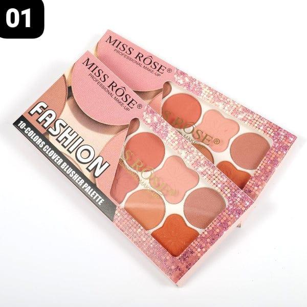 10 Colors Blush Pallete