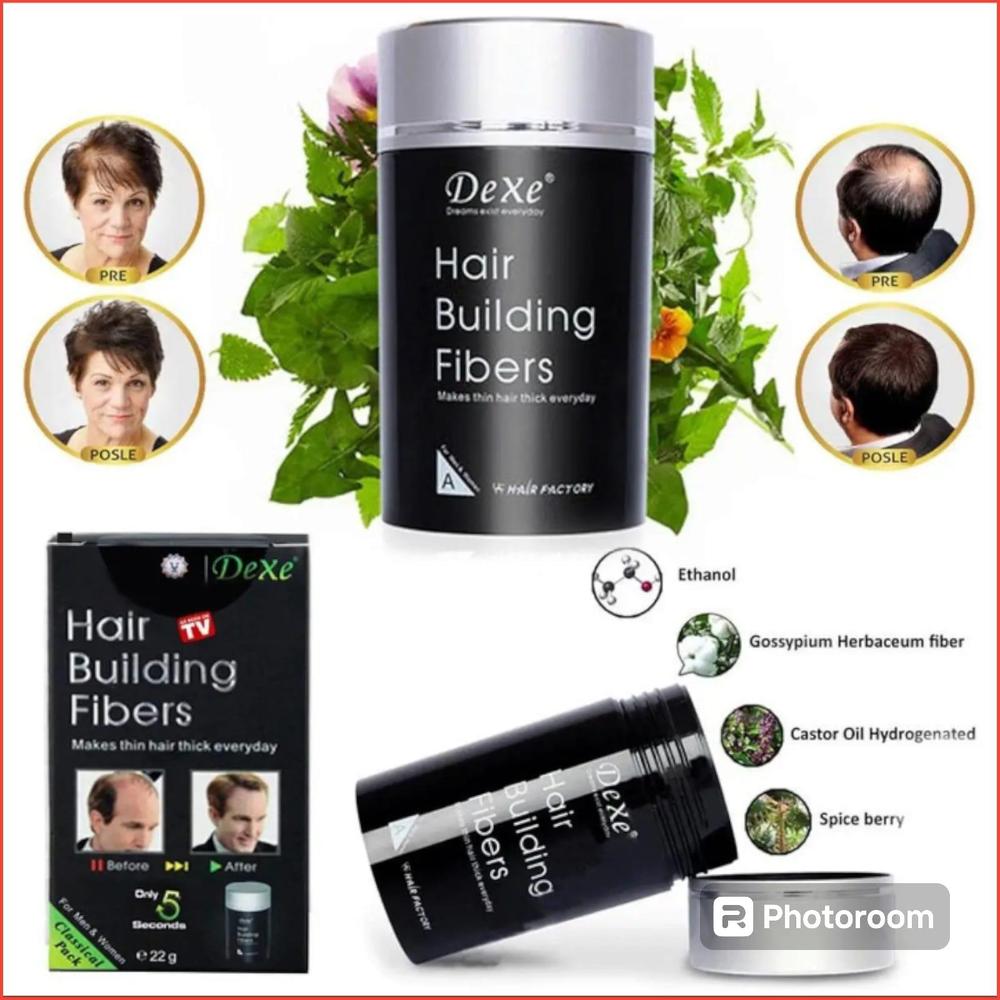 Hair Building Fiber-Dark Brown