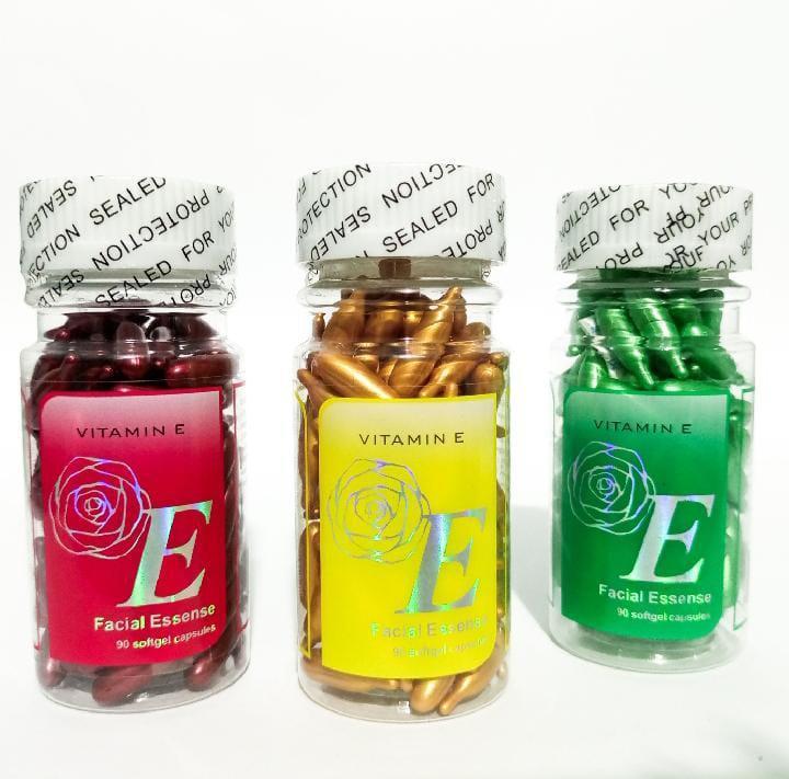 90 Pcs Radiant Glow Vitamin E Capsules 