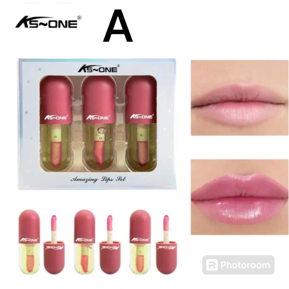 High Pigmented Lip Gloss, Pack Of 3