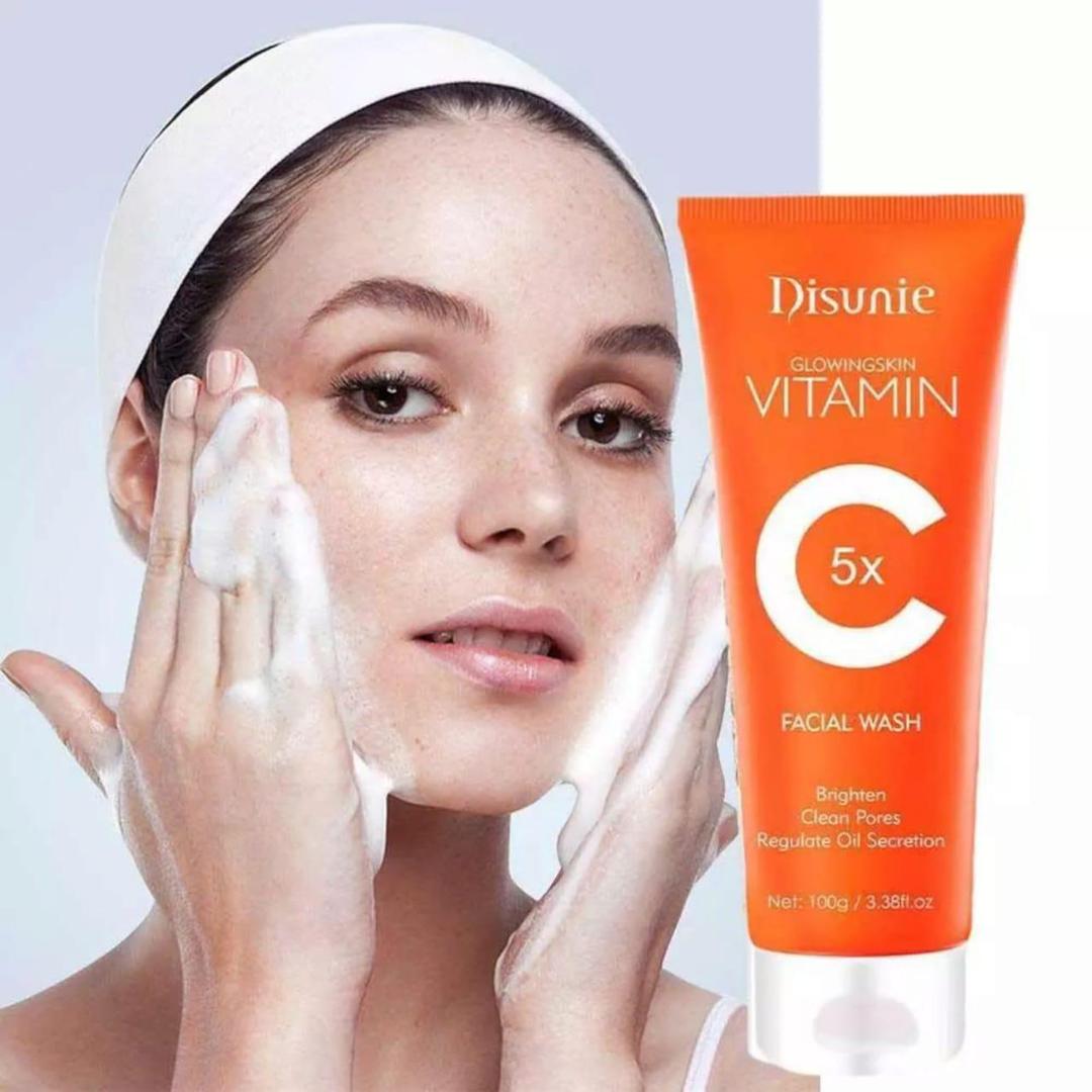 Vitamin C Infused Bubble Cleanser - 100ml Face Wash for Acne Scar Removal (1 Pcs)