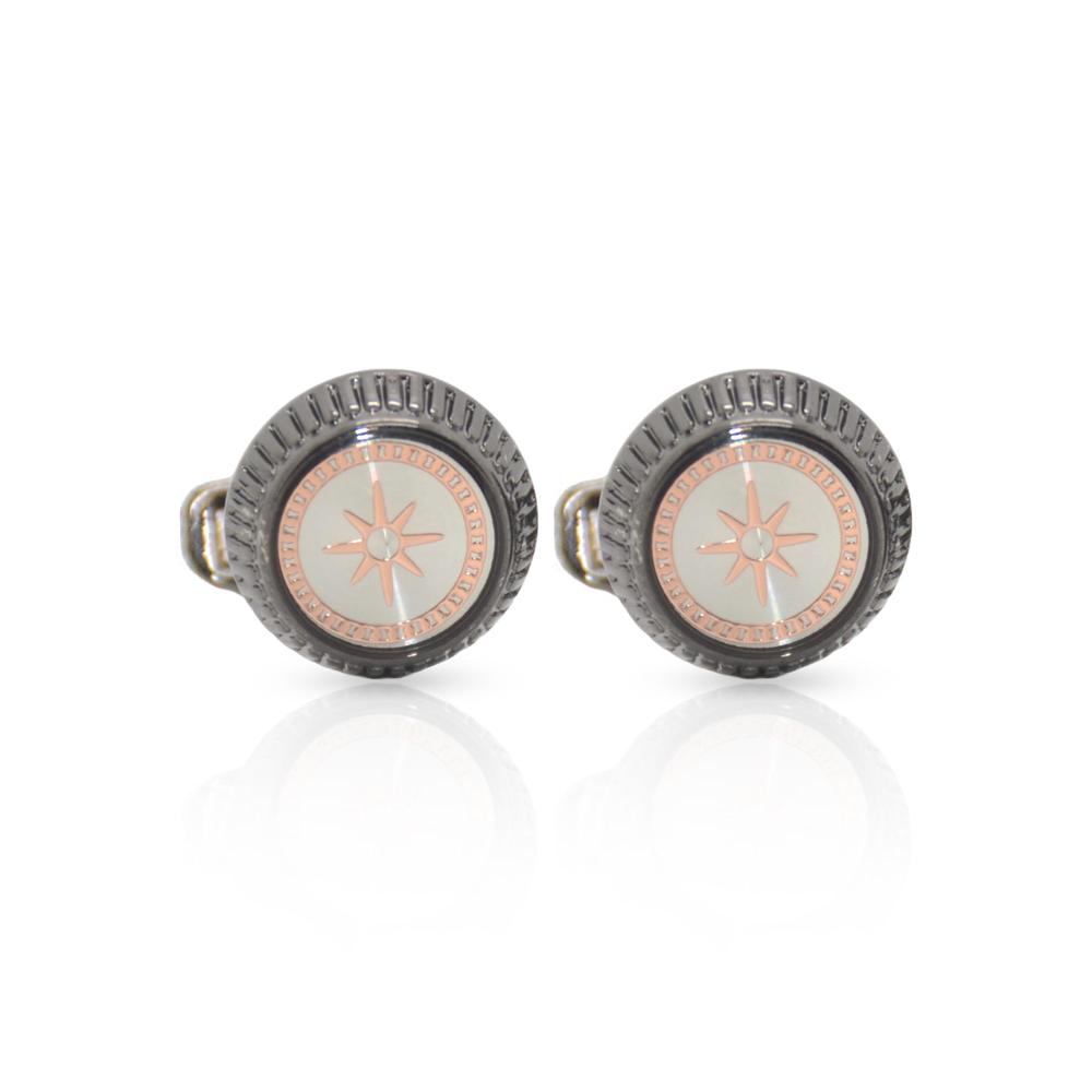 Cufflers Vintage Snowflakes Cufflinks - Model 1027      