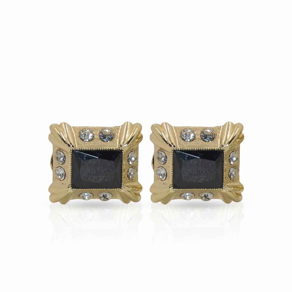 Cufflers Modern Gold Square Cufflinks CU-2036-B