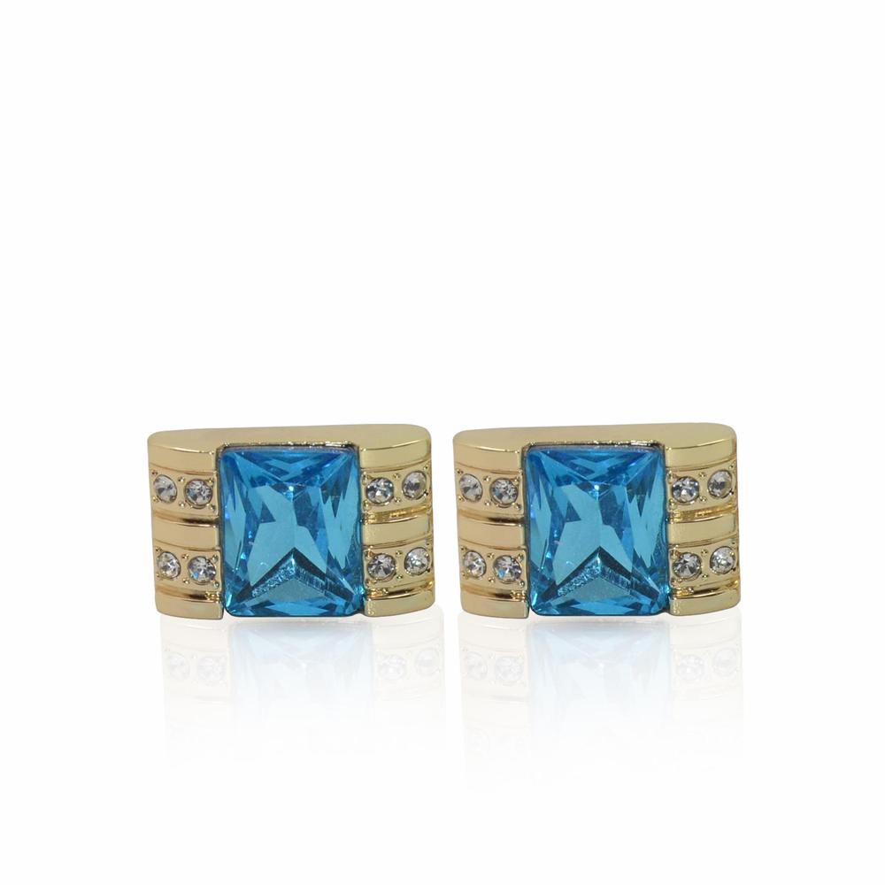 Cufflers Novelty Gold Square Cufflinks CU-2033