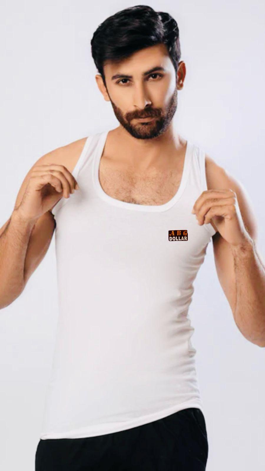 Men's Cotton Undershirt Pack of 3 - Comfortable & Lightweight