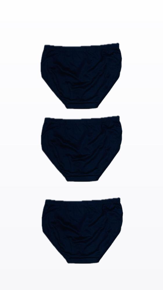 Cotton Plain Comfortable And Breathable Brief -Pack of 3