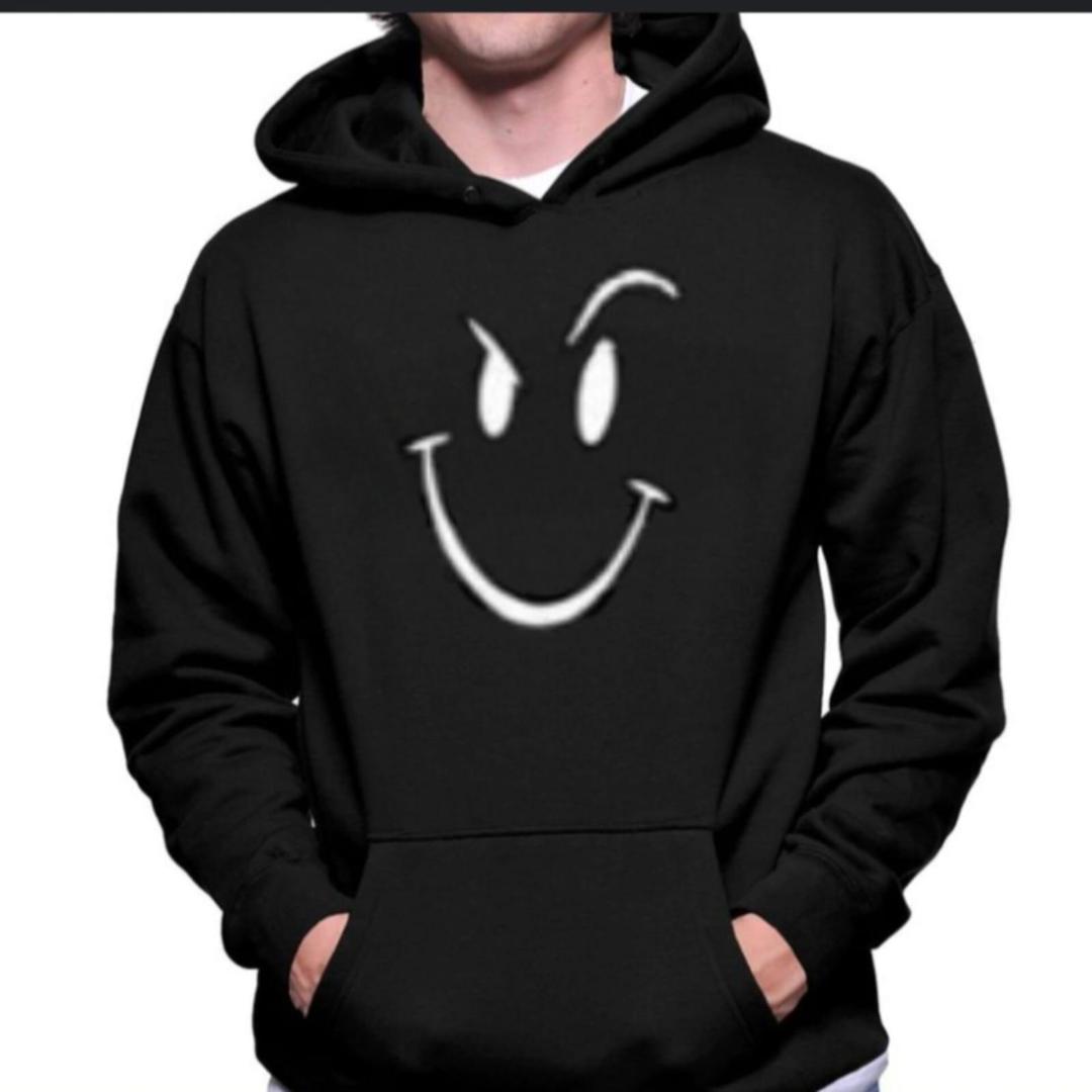 Men's Printed Fleece Hoodie - 1 Pc Hooded Neck Comfort