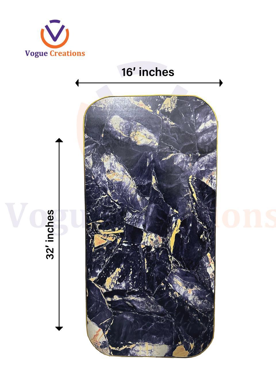 Compact Blue Coffee Table - 1 Pc for Home & Office Use