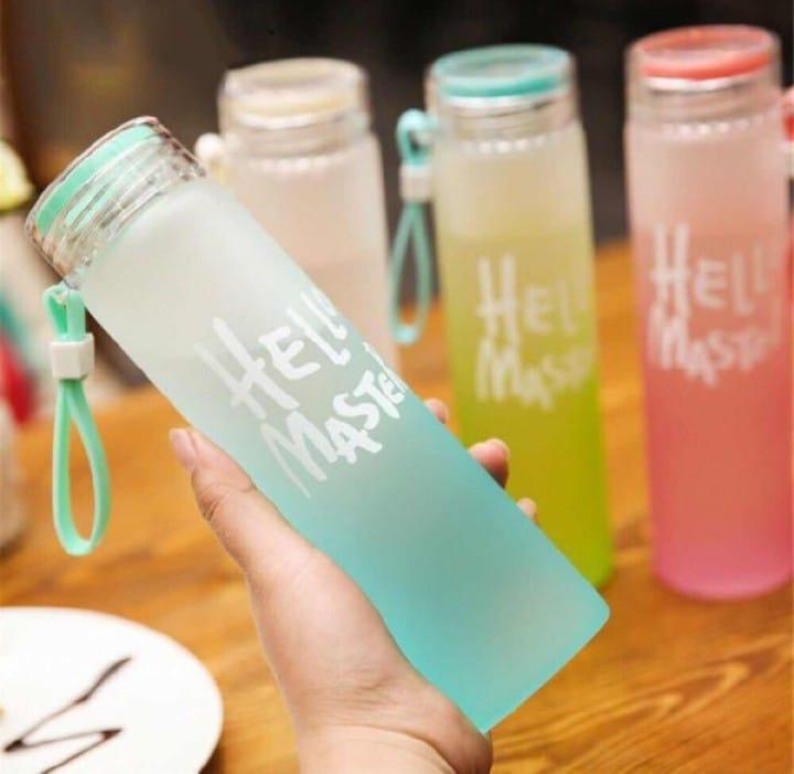 Transparent Water Bottle 500ml - Perfect for Gym, 1 Pc