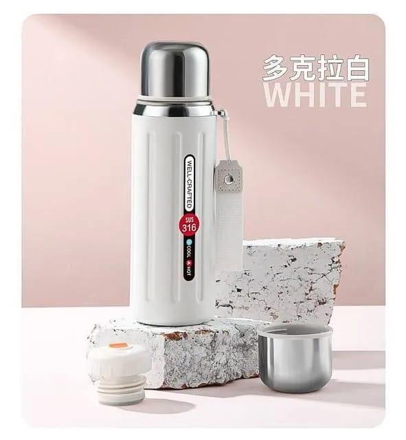 Insulated 600ml Water Bottle - 1 Pc, Keeps Water Cold & Perfect for Gym