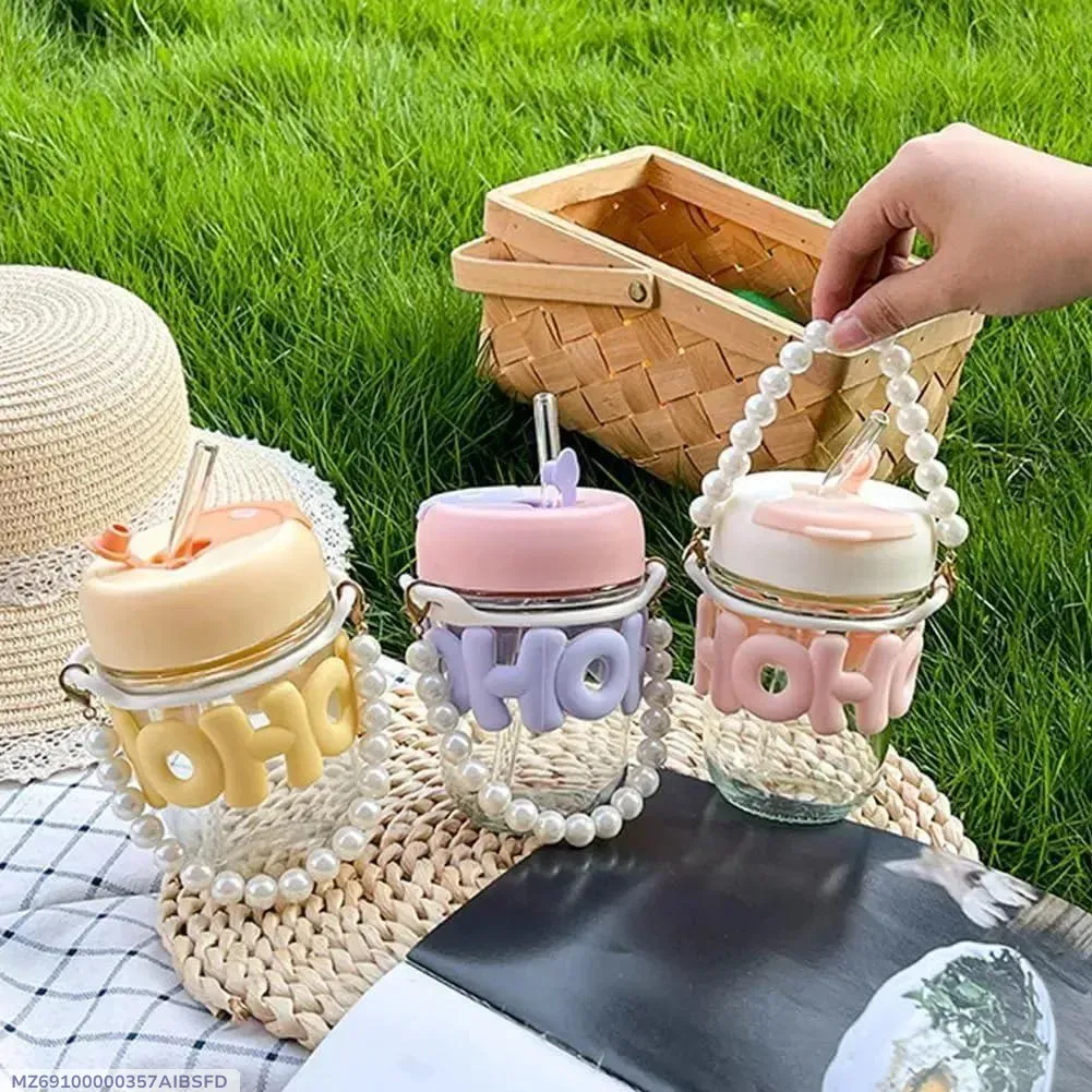 Insulated Mugs with Pearl Handles for Hot Drinks