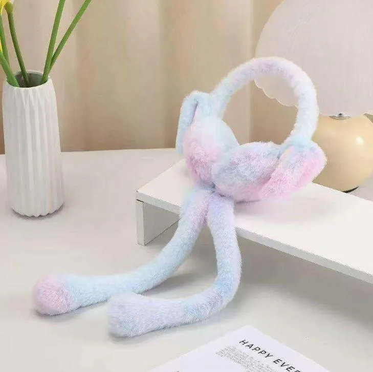 Premium Plush Bunny Earmuffs for Kids Ages 3+
