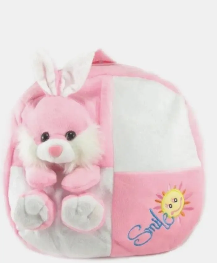 Zoo Series Cute Plush Animal Cartoon Mini Travel Bag Backpack Toddler Baby Girl Boy School Bag for Kids