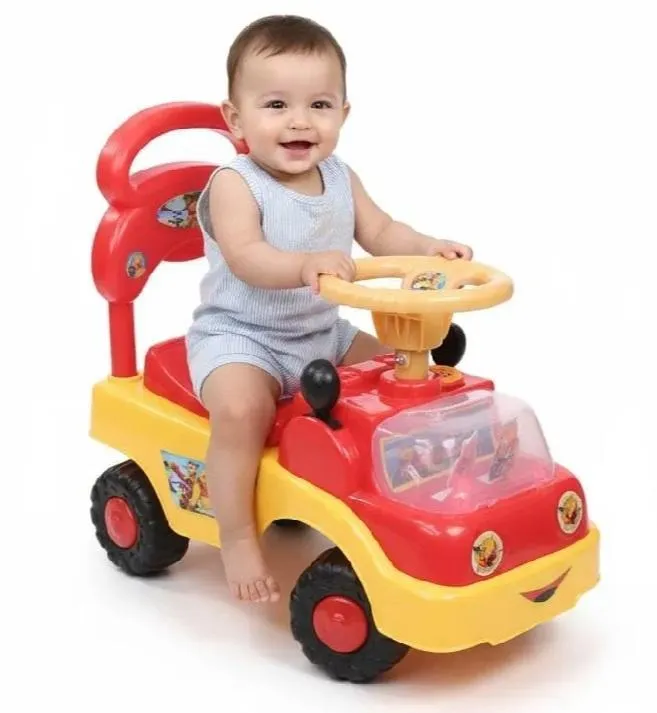 Kids Riding Car With Wide, Long Back Support Including Lights Music