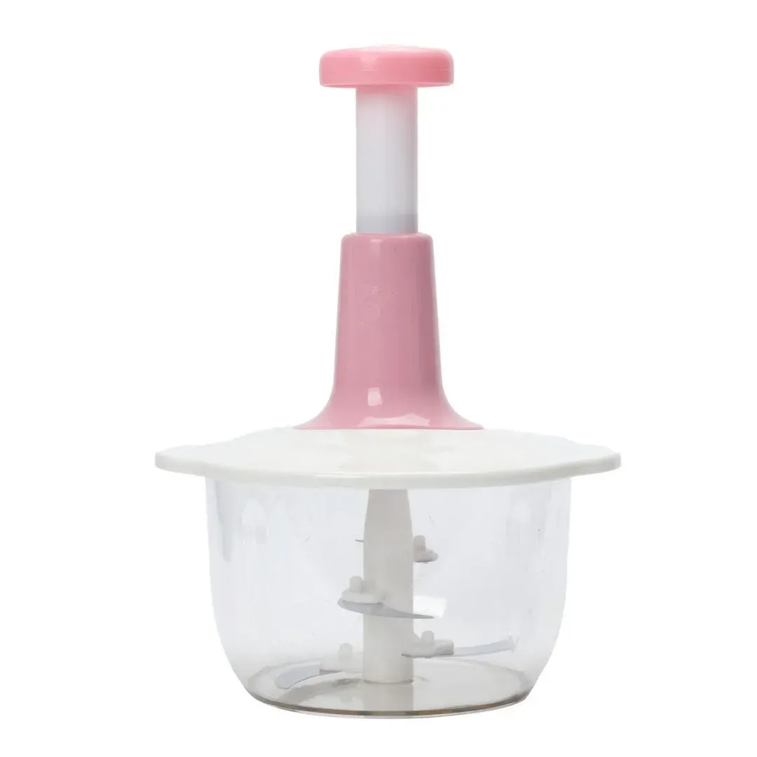 2L Manual Food Chopper Gray ABS