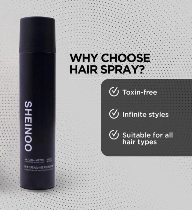 Natural Matte Hair Setting Spray