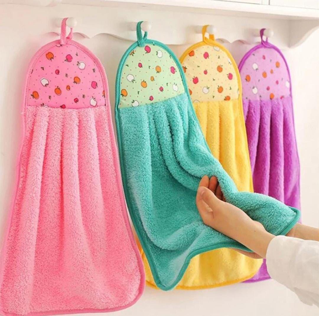 1 Pc Microfiber Plain Cleaning Towel