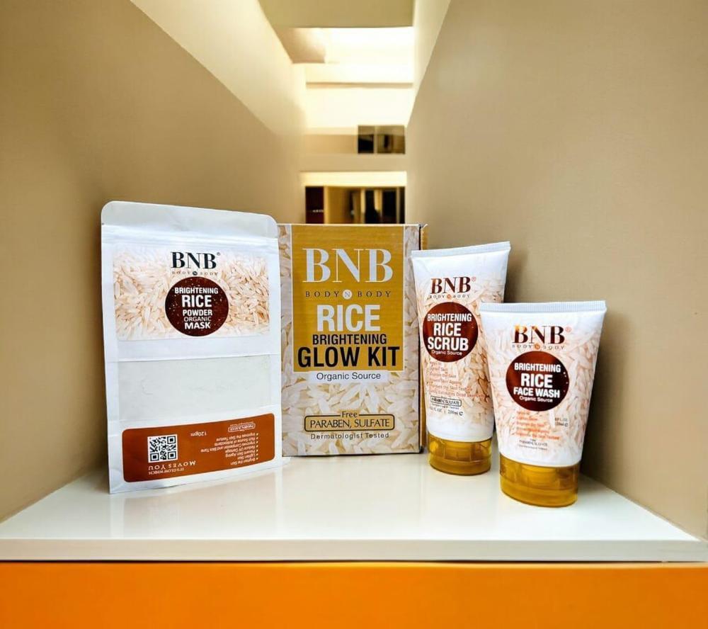 Whitening And Brightening Rice Facial Kit 