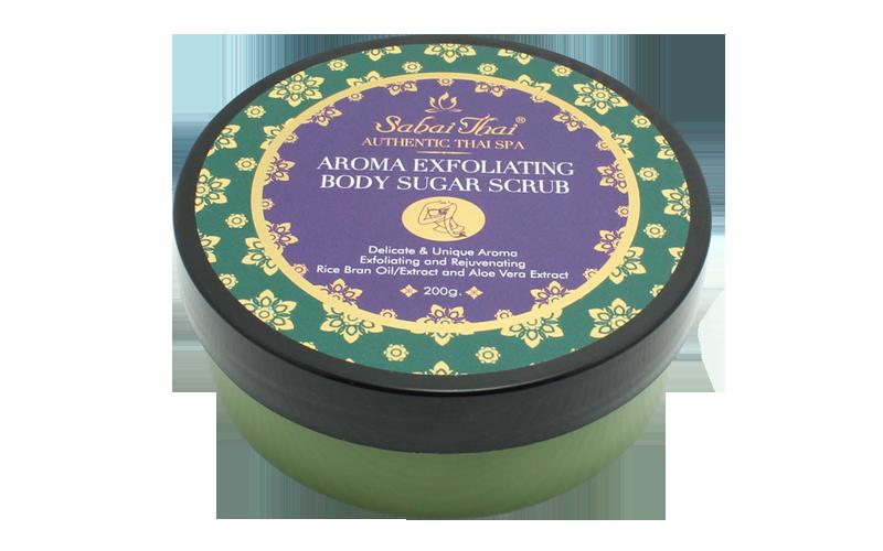 Sabai Thai Aroma Exfoliating Body Sugar Scrub Rice Milk